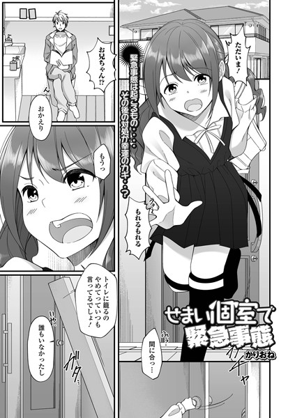 せまい個室で緊急事態/かりおね/一水社  エロ画像4146