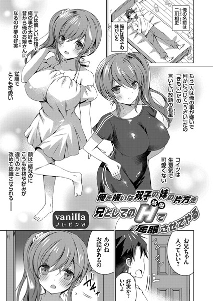 俺を嫌いな双子の妹の片方を兄としてのH（ルビ:威厳）で屈服させてやる/vanilla/ジーオーティー  エロ画像2257