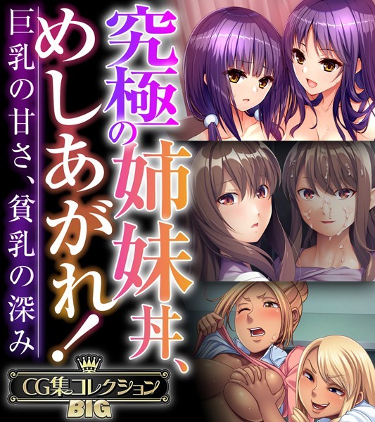 究極の姉妹丼、めしあがれ！〜巨乳の甘さ、貧乳の深み〜【CG集コレクションBIG】/大人のSEXY絵本/どろっぷす！  エロ画像9136