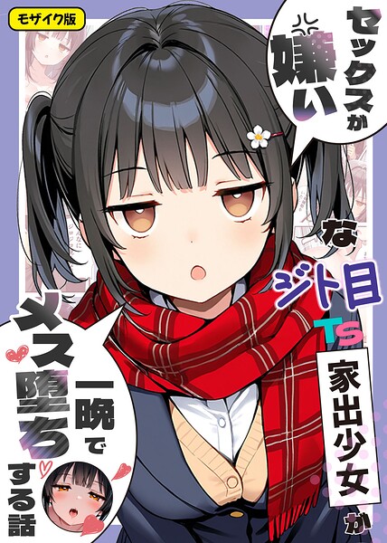 セックスが嫌いなジト目TS家出少女が一晩でメス堕ちする話 モザイク版/悪魔ほろほろ あいラビ/ラビットフット  エロ画像3484