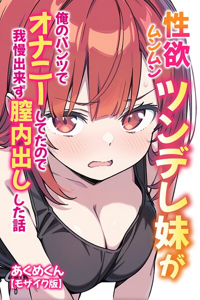 性欲ムンムンツンデレ妹が俺のパンツでオナニーしてたので我慢出来ず膣内出しした話【モザイク版】/あくめ君/Realize出版  エロ画像773